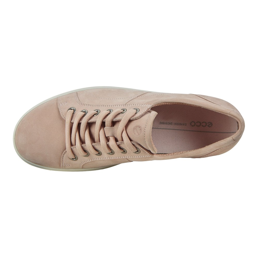 ECCO Womens Sneakers Pink - Soft Classic - XHT-689512